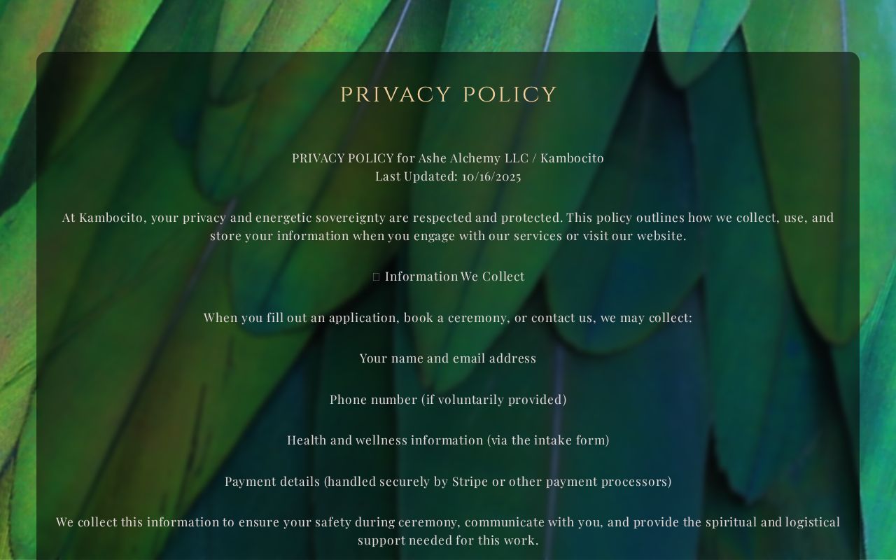 Privacy Policy